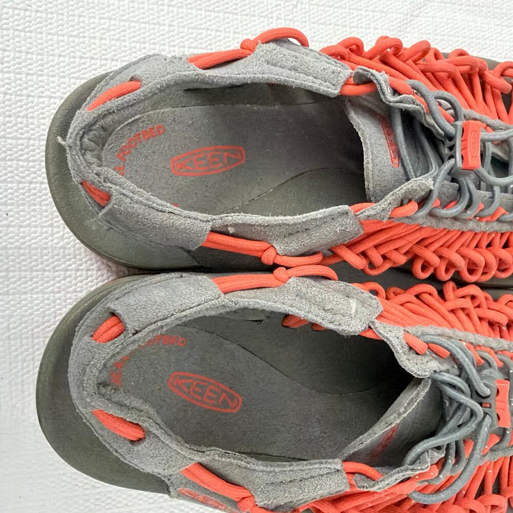 Keen Uneek Sandals Womens Size 9 Pink Gray Cord Comfort - Picture 5 of 10